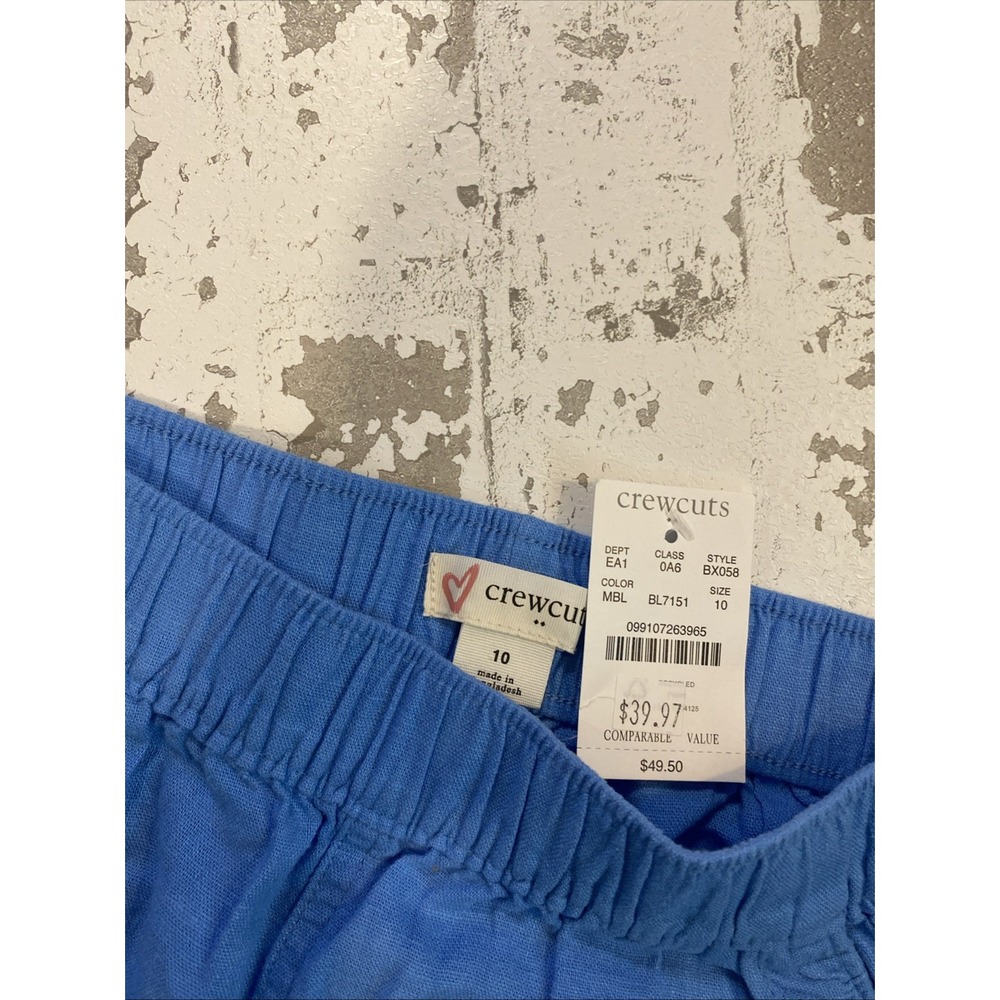 CREWCUT BLUE SHORTS SIZE 10 YOUTH NEW WITH TAGS - Picture 2 of 4